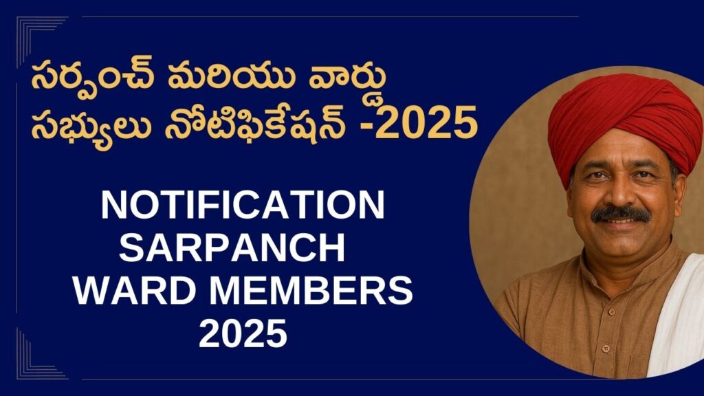 తెలంగాణ రాష్ట్రంలో స్థానిక సంస్థల గ్రామ సర్పంచ్‌, వార్డ్ సభ్యులు స్థానిక సంస్థల ఎన్నికల  సందడి ప్రారంభమైంది. 